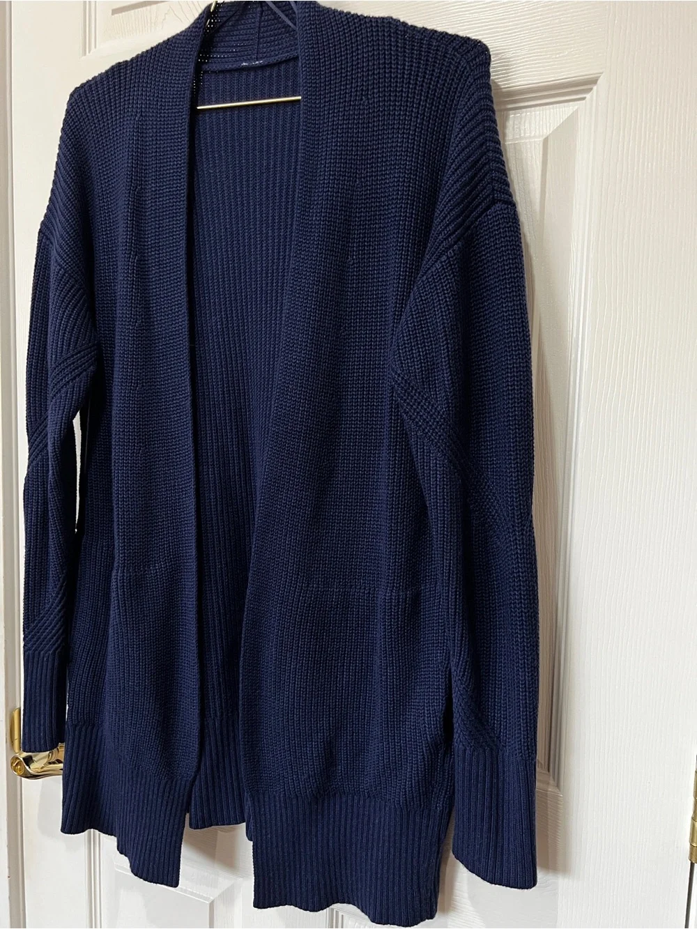 Lululemon Cashlu Sweater Wrap Night Sea Navy Blue Knit Loungewear